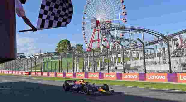 La Red Bull di Verstappen vince a Suzuka e diventa per la sesta volta Campione del Mondo