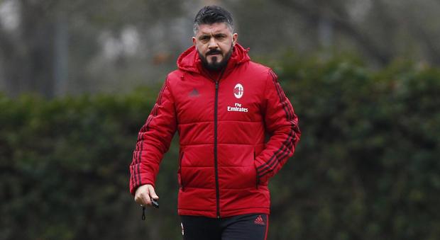 Milan, Gattuso: «Stiamo attenti, anche io in passato mi sono ritrovato in vantaggio di tre gol»