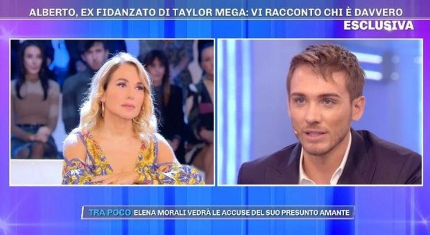 Taylor Mega, l'ex fidanzato gay da Barbara D'Urso: «Tra noi era amore, mi ha lasciato per Sfera Ebbasta»