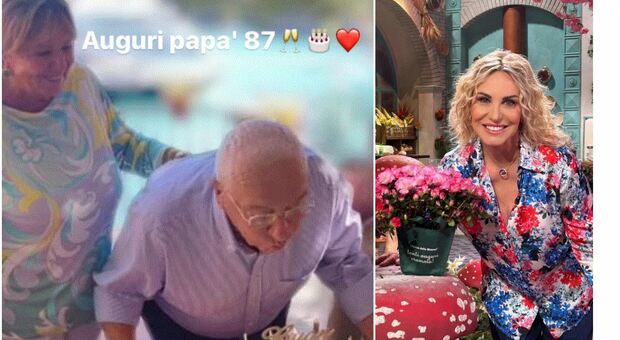 Antonella Clerici, il padre Giampiero compie 86 anni: festa in famiglia con la sorella