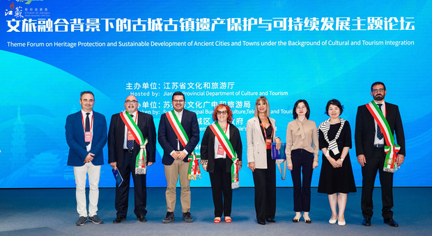 Gradara e Mercatello sul Metauro in missione in Cina alla Conferenza Internazionale sullo sviluppo turistico sostenibile e innovativo