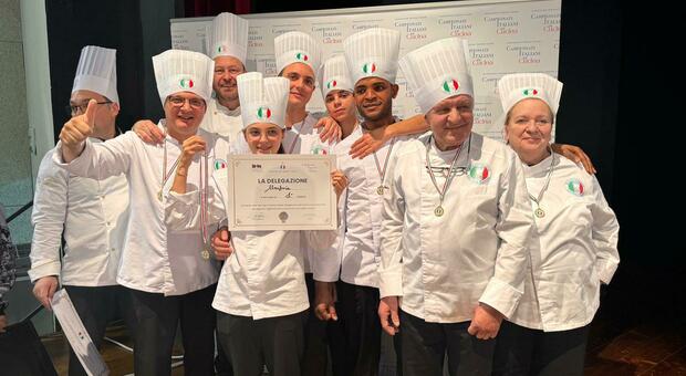 Ferentillo. Il team dello chef Trotti vince l'oro ai campionati italiani di cucina Jolly arrivato dall'Africa su un barcone adesso fa l'aiuto in cucina