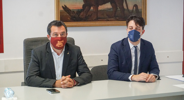 Matteo Salvini e Alberto Stefani