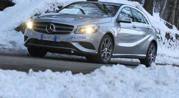La nuova Mercedes Classe A equipaggiata con pneumatici Michelin Pilot Winter