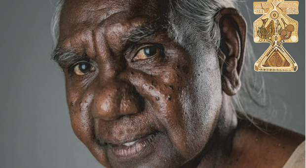 Dal Papa Miriam Rose, l'aborigena australiana simbolo della lotta per i diritti umani, donerà ai Musei Vaticani una sua opera