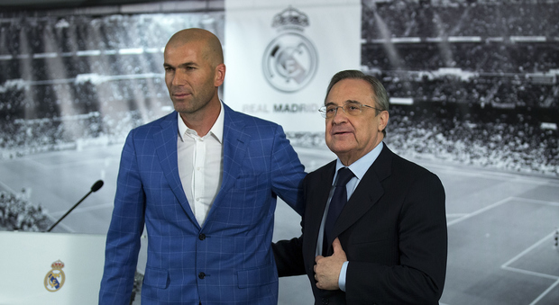 Florentino Perez e Zinedine Zidane