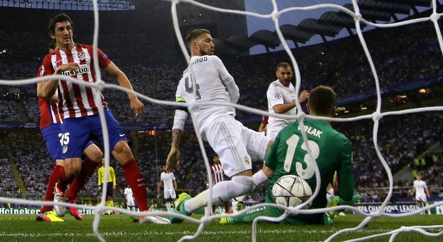 Il contestato gol di Sergio Ramos