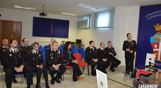 Rieti, il prefetto in visita al comando provinciale dei carabinieri