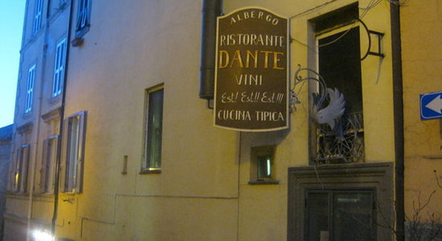 L'hotel Dante a Montefiascone, Viterbo