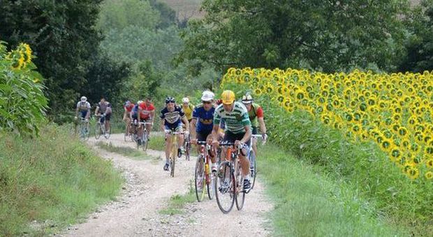 Montelparo: i Forzati della Strada fanno rivivere il ciclismo d'epoca