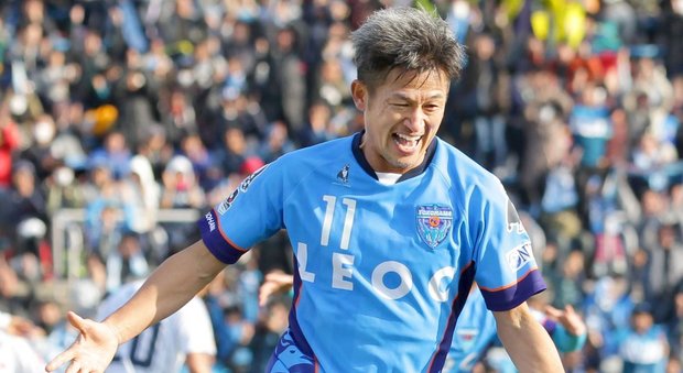 Miura, un gol storico per diventare il marcatore più anziano di sempre