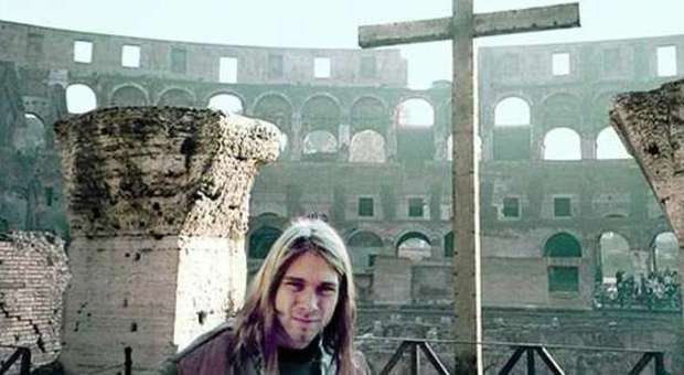 Cobain al Colosseo nel 1989