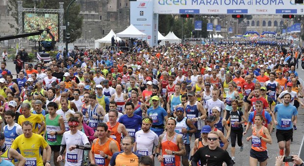 Roma, torna la maratona: l'8 aprile in 14mila correranno nella Capitale