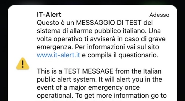 Squillo del cellulare, It-Alert alle 12 suona a Trento: ma occhio ai telefonini delle province di Belluno e Verona