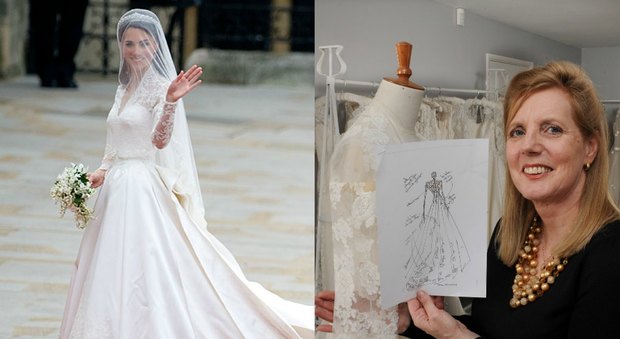 Kate Middleton, l'abito da sposa è stato copiato: stilista inglese fa causa ad Alexander McQueen
