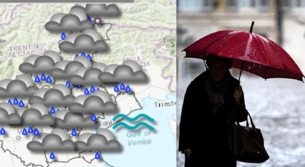 Meteo, in Veneto allerta gialla fino a sabato: attese precipitazioni diffuse e venti forti. Le previsioni