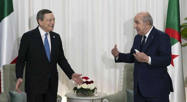 Draghi: «Accordo con l'Algeria su energia e gas. Oggi risposta significativa a dipendenza dalla Russia»