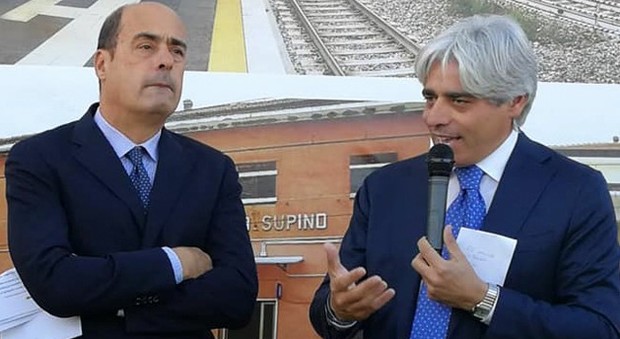 Nicola Zingaretti e Antonio Pompeo