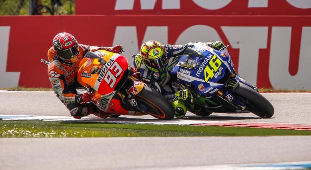 Libere ad Aragon, Marquez leader Rossi secondo, Lorenzo solo quinto