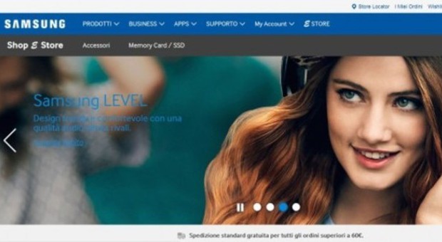 Store online di Samsung: smartphone e tablet sul web