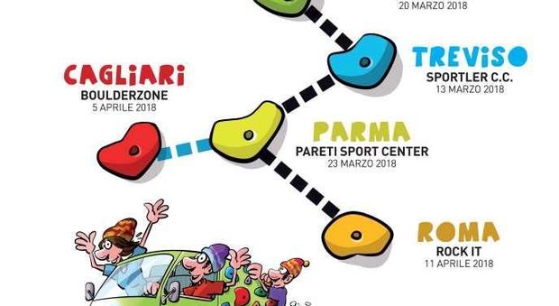Scarpa Demo Tour anima le paltestre d'arrampicata: giovedì appuntamento ad Agrate con Moroni e Palma