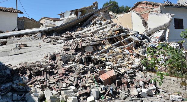 Saletta di Amatrice dopo il sisma del 2016 (Archivio)