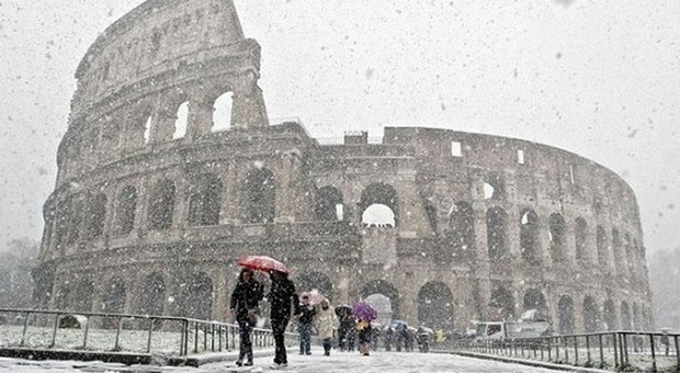Neve a Roma, allerta della Protezione Civile: la Capitale si prepara