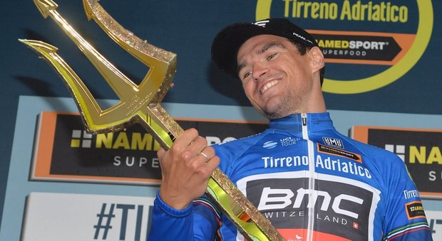 La Tirreno-Adriatico è di Van Avermaet: battuto Sagan per 1". L'ultima crono è di Cancellara. Nibali sesto