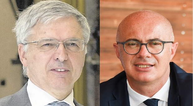Daniele Franco e Federico d'Incà, i due ministri bellunesi del governo Draghi