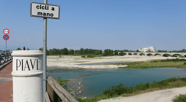 Uno scorcio del fiume Piave
