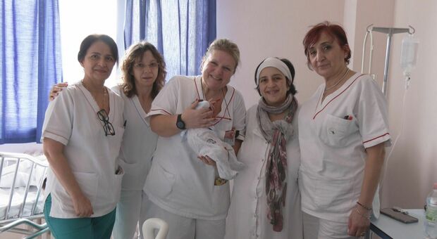 L'equipe dell'ospedale di Sapri
