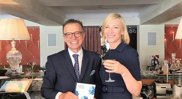 Walter Bolzonello con Cate Blanchett