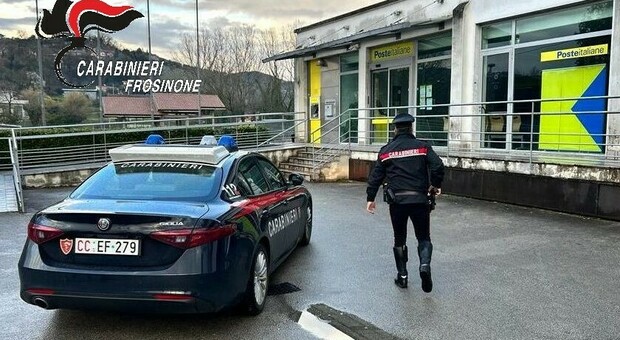 Rapina all'ufficio postale di Ferentino, due arresti dopo il tentato colpo ad una banca