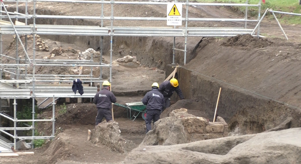 Nuovo scavo a Pompei
