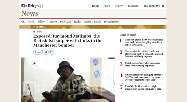 Gb, ecco il terrorista più ricercato: "Ha legami con l'attentatore di Manchester e con Jihadi John" (Daily Telegraph)