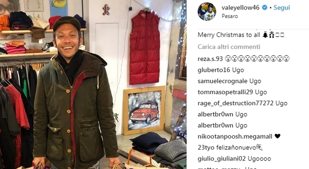 Ugo, i commenti sull'ultimo post di Valentino Rossi
