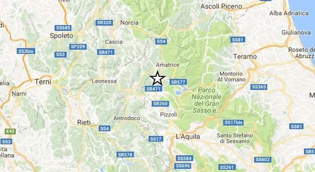 Terremoto, altra scossa ad Amatrice: magnitudo 3.3