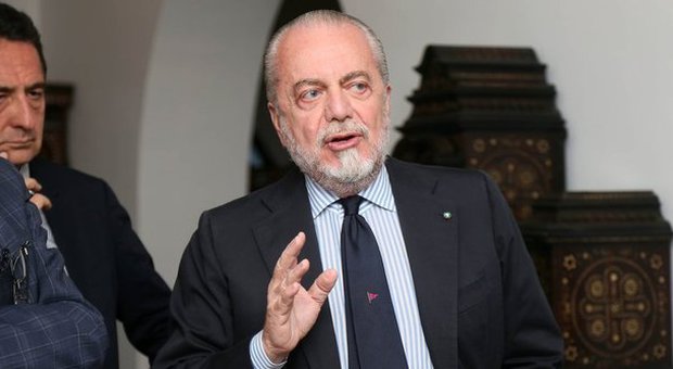 Il presidente del Napoli Aurelio De Laurentiis