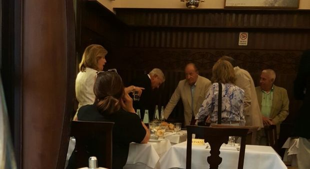 Juan Carlos, pranzo a Roma per l'ex re di Spagna