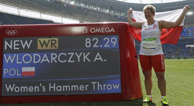 Rio 2016, pazzesca Wlodarczyk scaglia il martello a 82.29. Oro e record del mondo