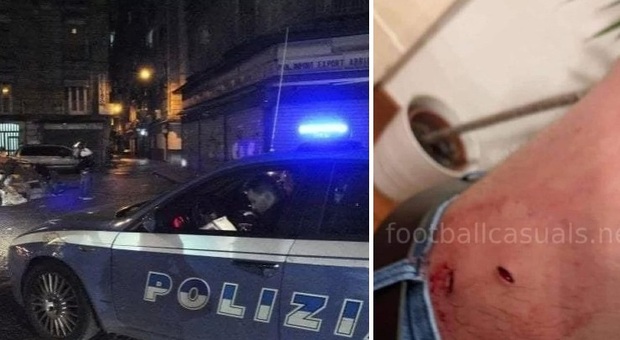 Napoli-Ajax, vigilia di sangue: tifoso olandese di 21 anni accoltellato in piazza Bellini