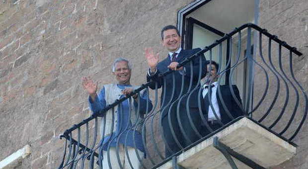Marino incontra il premio Nobel Yunus