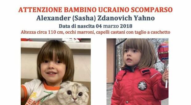 Sasha scomparso dopo la fuga da Kiev, era con la nonna che è morta. L’appello della mamma
