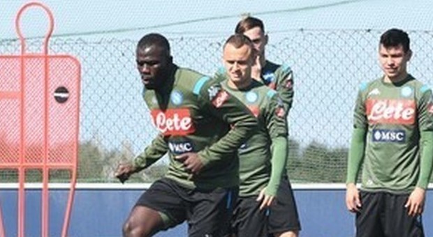 Napoli, Gattuso ritrova Koulibaly: Elmas fa allenamento personalizzato