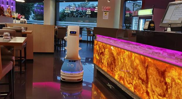 Arriva il cameriere speciale: tu ordini e il robot ti serve a tavola