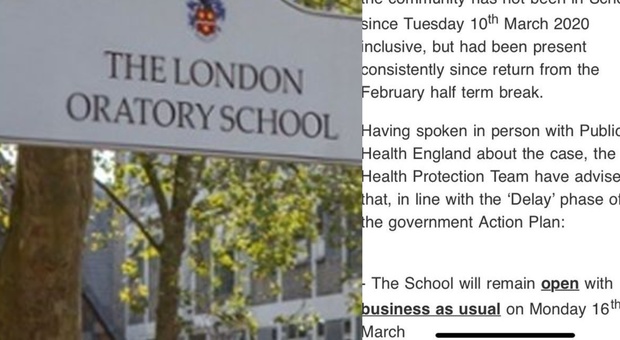 Coronavirus, un caso positivo in una scuola di Londra: l'istituto resta aperto