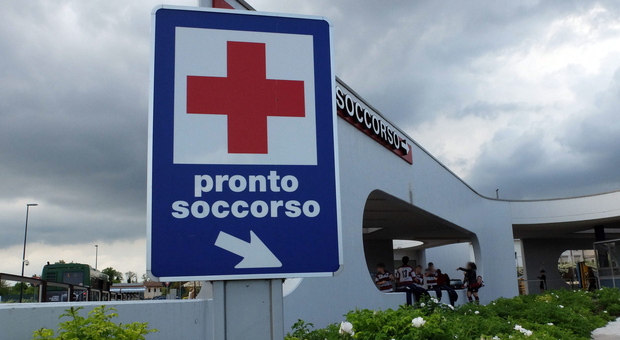 Il pronto soccorso dell'ospedale di Treviso