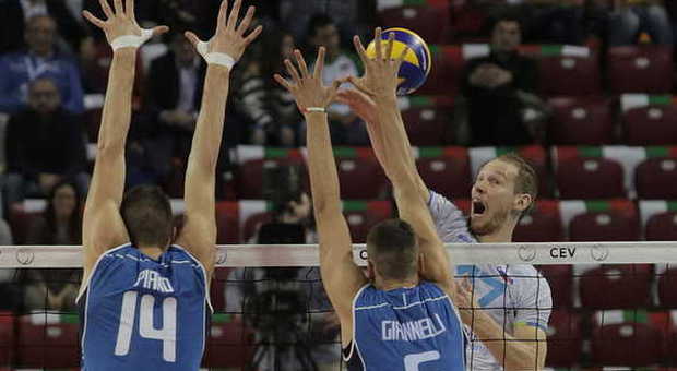 Volley, la Slovenia batte l'Italia 3-1 e conquista la finale degli Europei