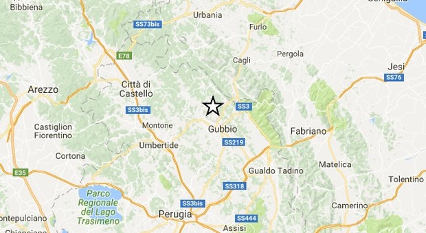 Terremoto di magnitudo 2.9 a Gubbio. Nuove scosse anche ad Amatrice