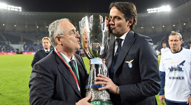 Lazio, Lotito e Inzaghi coppia vincente